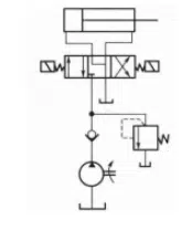 7. Quantitative pump pressure control circuit