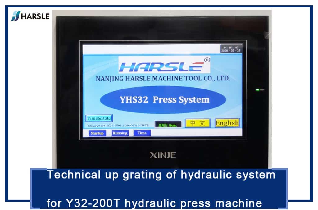 Technical upgrading of the hydraulic system for Y32-200T hydraulic press machine 1 Actualización técnica del sistema hidráulico para prensa hidráulica Y32-200T
